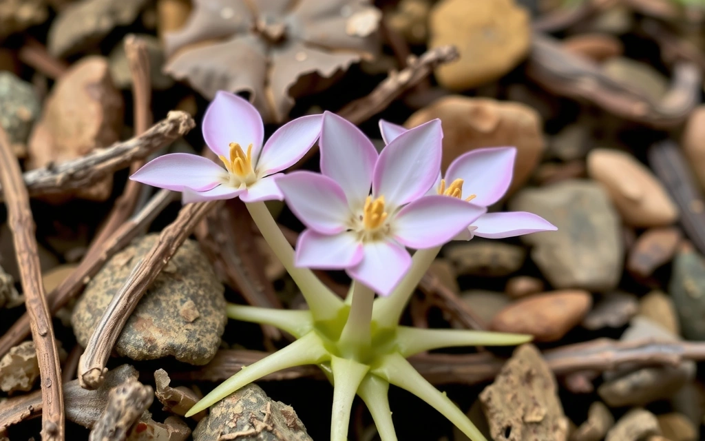Rhodiola Rosea plant with golden roots